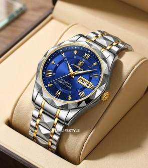 POEDAGAR 615 Silver Gold Blue