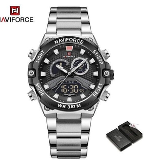NAVIFORCE NF9207 Silver Black