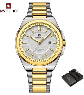 NAVIFORCE NF9212 Silver Gold White