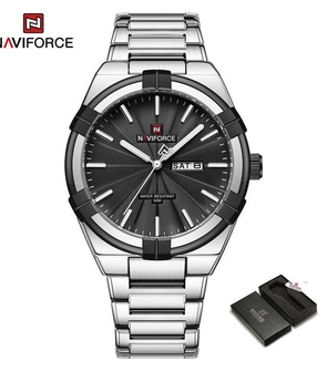 NAVIFORCE NF9218 Silver Black