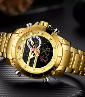 NAVIFORCE NF9163 Gold Black