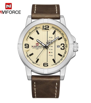 NAVIFORCE NF9177 Dark Brown Black