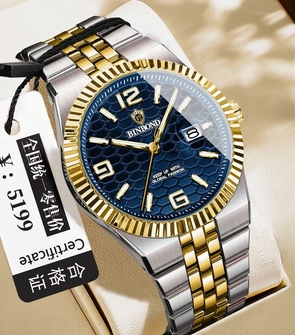 Binbond B8181 Silver Gold Blue