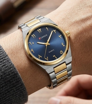 CURREN CR1010 Silver Gold Blue