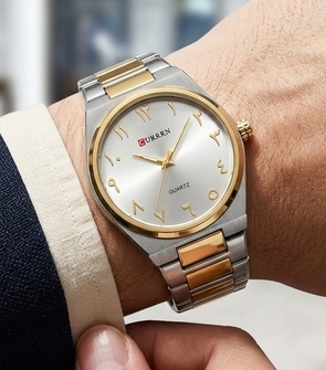 CURREN CR1010 Silver Gold White