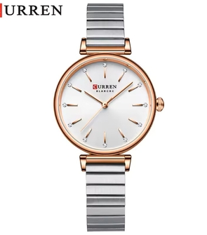 CURREN 9081 Silver Rose White