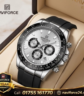 NAVIFORCE NF8054 Black Silver White