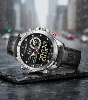 NAVIFORCE NF9208 Black Silver Black
