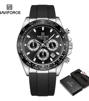 NAVIFORCE NF8054 Black Silver Black