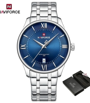NAVIFORCE NF9272S SILVER BLUE