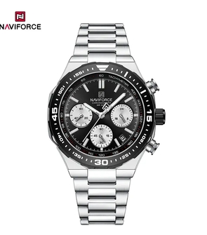 NAVIFORCE NF8049 Silver Black White