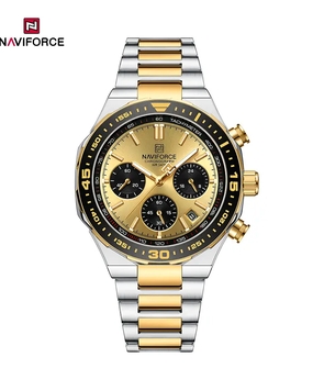NAVIFORCE NF8049 Silver Gold