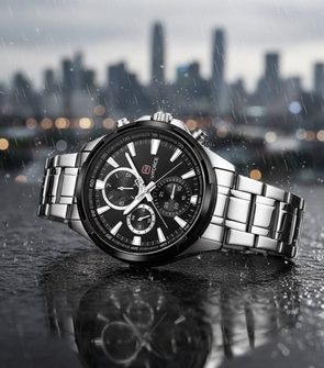 NAVIFORCE NF9089 Silver Black White