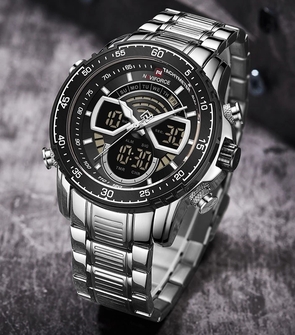 NAVIFORCE NF9189 Silver Black