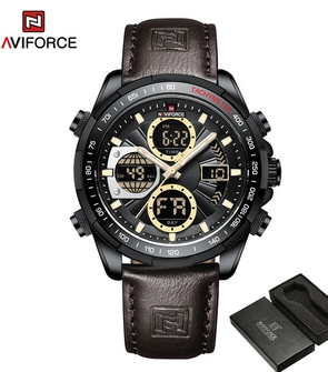 NAVIFORCE NF9197 Coffee Black