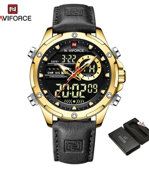 NAVIFORCE NF9208 Black Gold