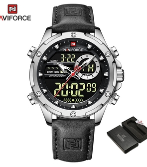 NAVIFORCE NF9208 Black Silver Black