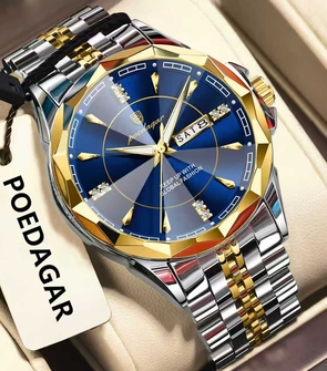 Poedagar 674 Silver Gold Blue