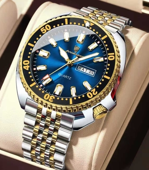 Poedagar 682 Silver Gold Blue