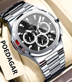 Poedagar 834 Silver Black