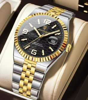 Poedagar 839 Silver Gold Black