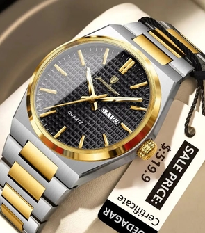 Poedagar 874 Silver Gold Black