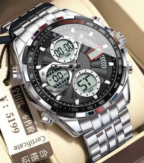 Poedagar E108C Silver Black